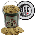 One Gallon Cookie Tin - Penguins